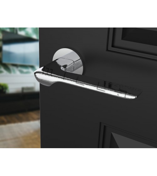Maniglia per porta cromo lucido LIGNE design
