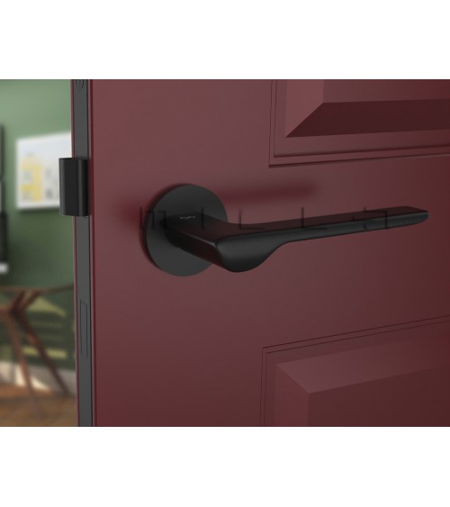 Maniglia per porta nera LIGNE design