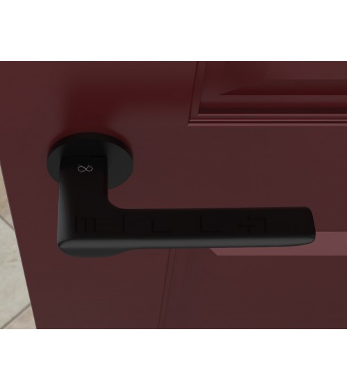 Maniglia per porta nera LIGNE design