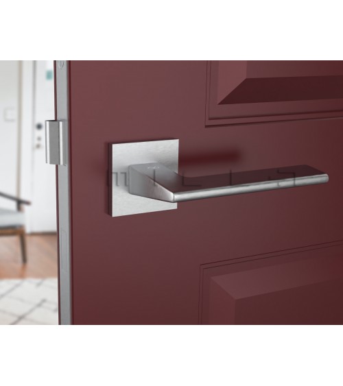Maniglia per porta cromo spazzolato Shark - maniglia design