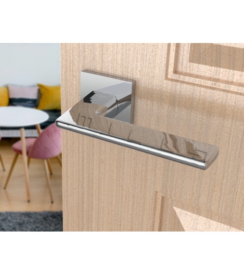 Maniglia per porta cromo lucido Shark - maniglia design