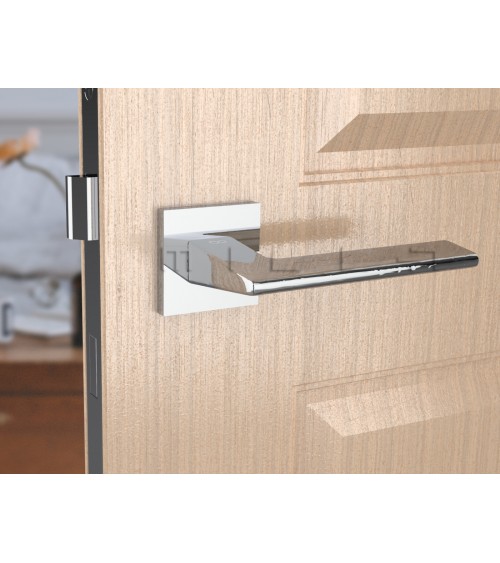 Maniglia per porta cromo lucido Shark - maniglia design