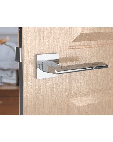 Maniglia per porta cromo lucido Shark