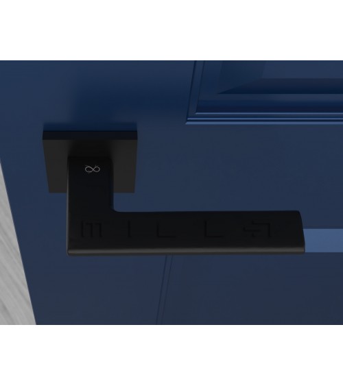 Maniglia per porta nera Shark - maniglia design