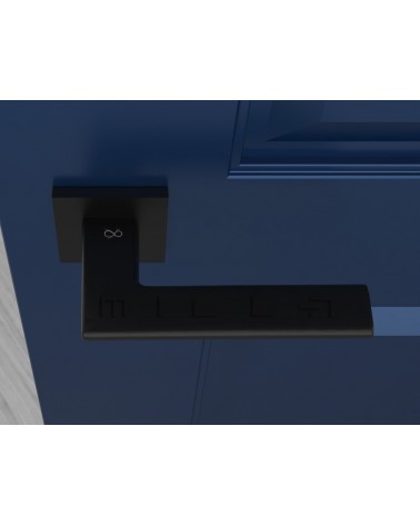 Maniglia per porta nera Shark - maniglia design