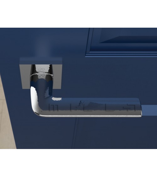 Maniglia per porta STINGER cromata lucida design