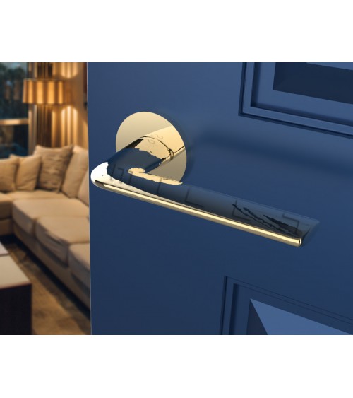 Maniglia per porta oro lucido Stinger - maniglia design