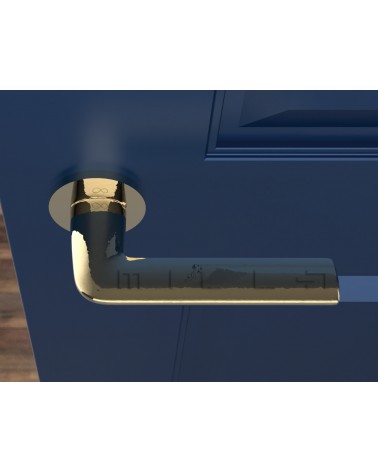 Maniglia per porte oro lucido Stinger - maniglia design