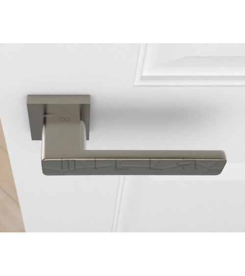 Maniglia per porta su placca quadrata Volare maniglia design
