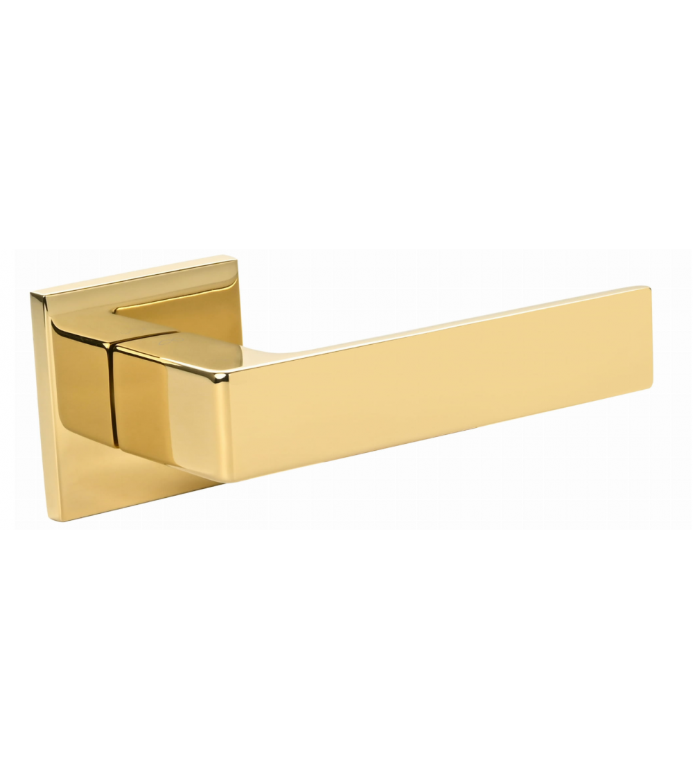 Maniglia per porta oro lucido Apollo design