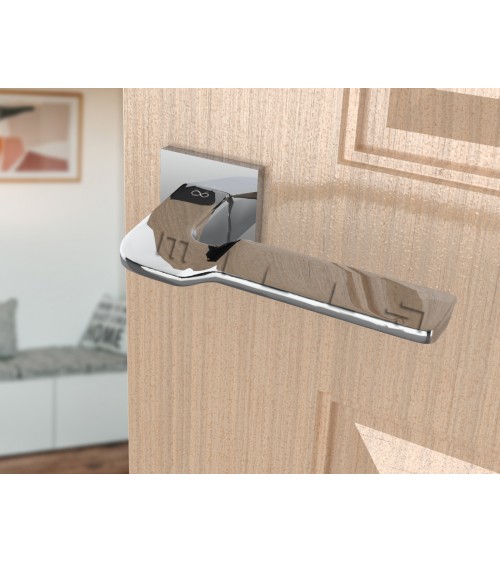 Maniglia per porta cromo lucido LINE BALI ferramenta design