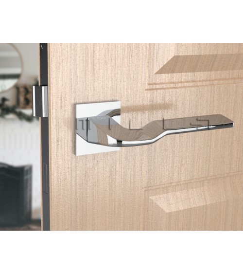 Maniglia per porta cromo lucido LINE BALI ferramenta design