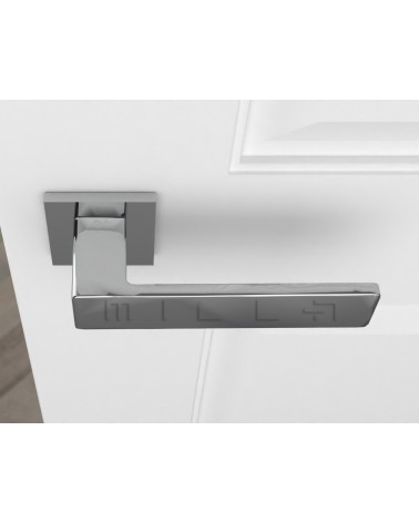 Maniglia per Porta Cromo lucido Line Imperia - maniglia design