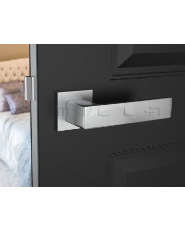 Maniglia per Porta Cromo spazzolato Line Imperia - maniglia design
