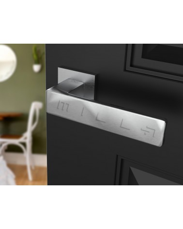 Maniglia per Porta Cromo spazzolato Line Imperia - maniglia design