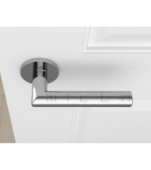Maniglia per Porta Cromo lucido Line Ronda Ronde - maniglia design
