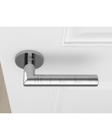 Maniglia per Porta Cromo lucido Line Ronda Ronde - maniglia design