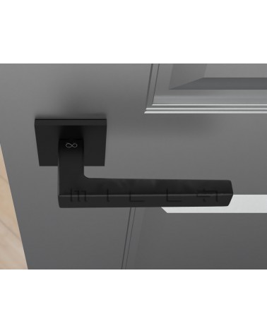 Maniglia per Porta nera Line STELLA Q - maniglia design