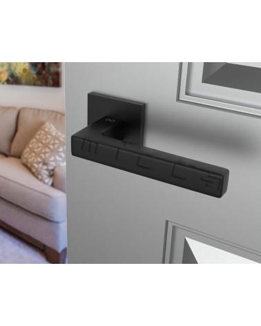 Maniglia per Porta nera Line STELLA Q - maniglia design