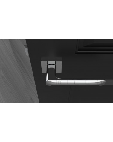 Maniglia per Porta Cromo lucido Line STELLA Q - maniglia design