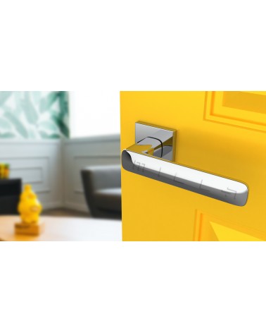 Maniglia per Porta Cromo lucido Line STELLA Q - maniglia design
