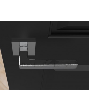 Maniglia per Porta Cromo lucido Line STELLA Q - maniglia design