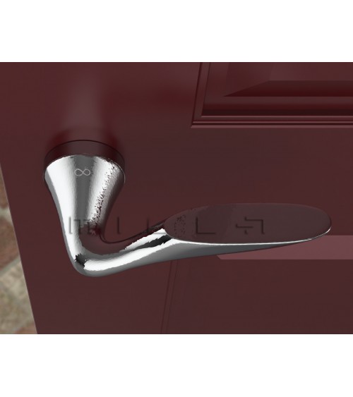 Maniglia porta cromo lucido DOUCE design