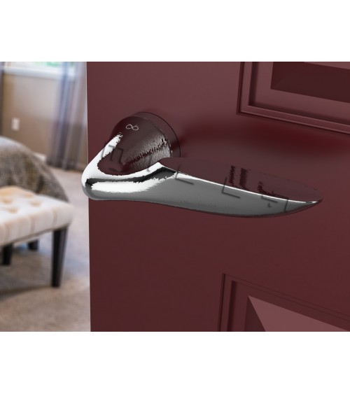 Maniglia porta cromo lucido DOUCE design