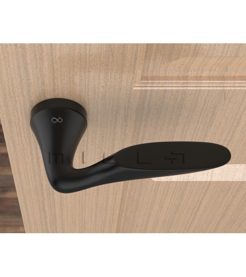 Maniglia porta nera DOUCE design