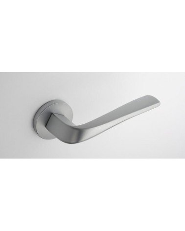 Maniglia porta su placca rotonda DALIA maniglia design colore 3 vista dall'alto