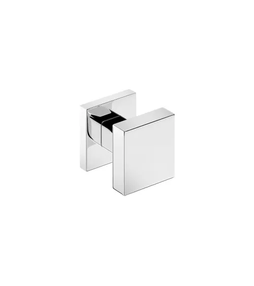 Pomolo per porta moderno CO AEGIS quadrato in zamak - maniglia design
