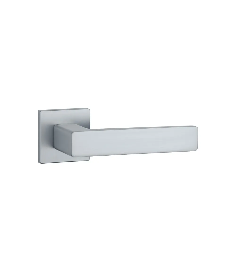 Maniglia per porta su placca quadrata ERICA ferramenta design colore 2