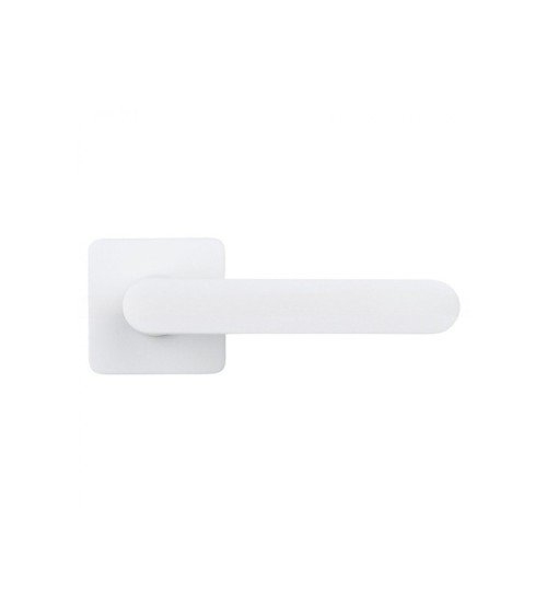 Maniglia per porta di colore bianco tramonto - Moon One Carré - maniglia design