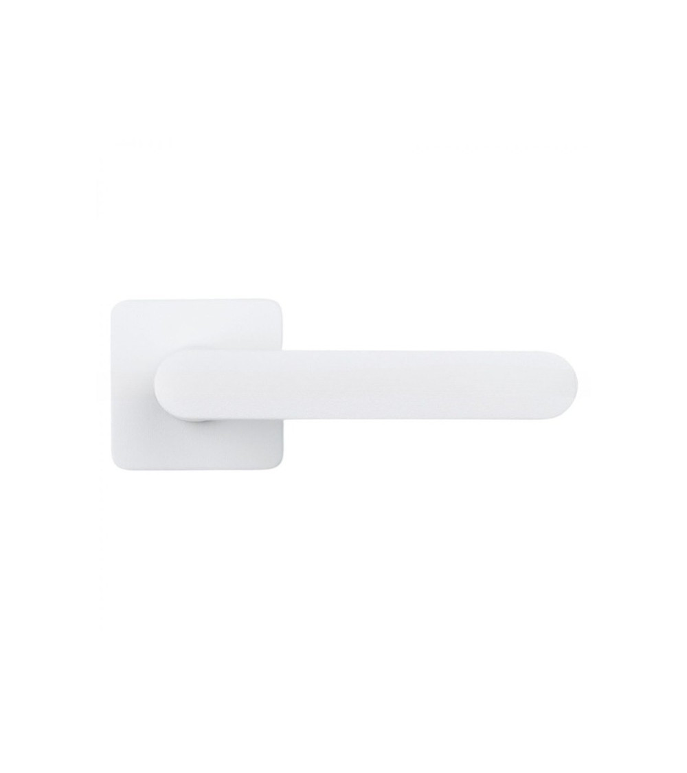 Maniglia per porta di colore bianco tramonto - Moon One Carré - maniglia design