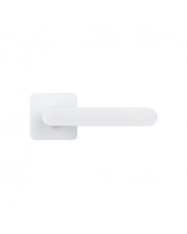Maniglia per porta di colore bianco tramonto - Moon One Carré - maniglia design