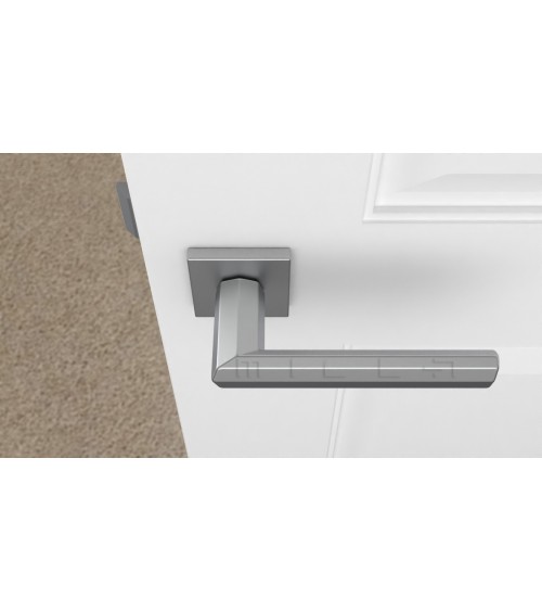 Maniglia per porta su placca quadrata FRESIA maniglia design colore 1