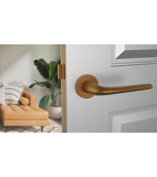Maniglia per porta su placca rotonda AZALIA maniglia design colore 4
