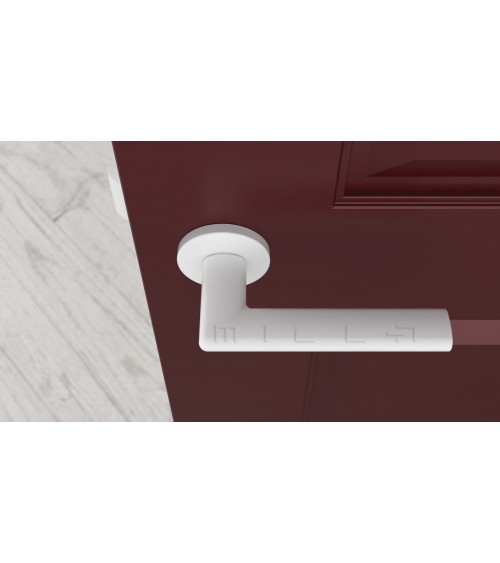 Maniglia per porta su rosetta rotonda KALMIA maniglia design colore 4