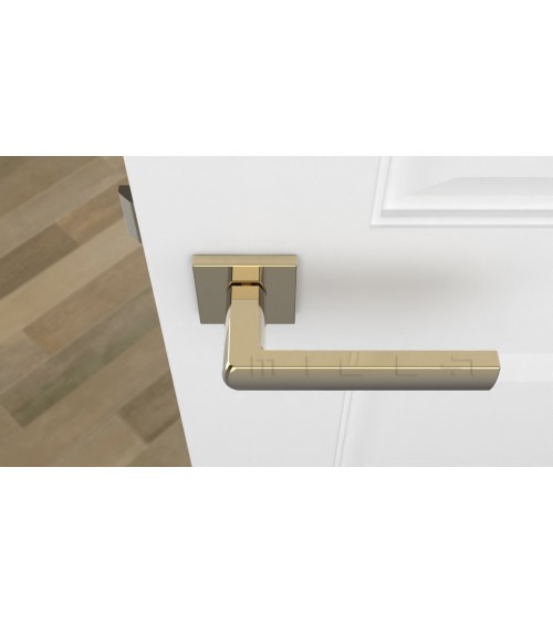 Maniglia per porta su placca quadrata HOSTA maniglia design