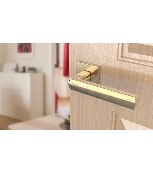 Maniglia per porta su placca quadrata HOSTA maniglia design