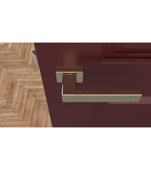 Maniglia per porta su placca rettangolare PINA maniglia design colore 3