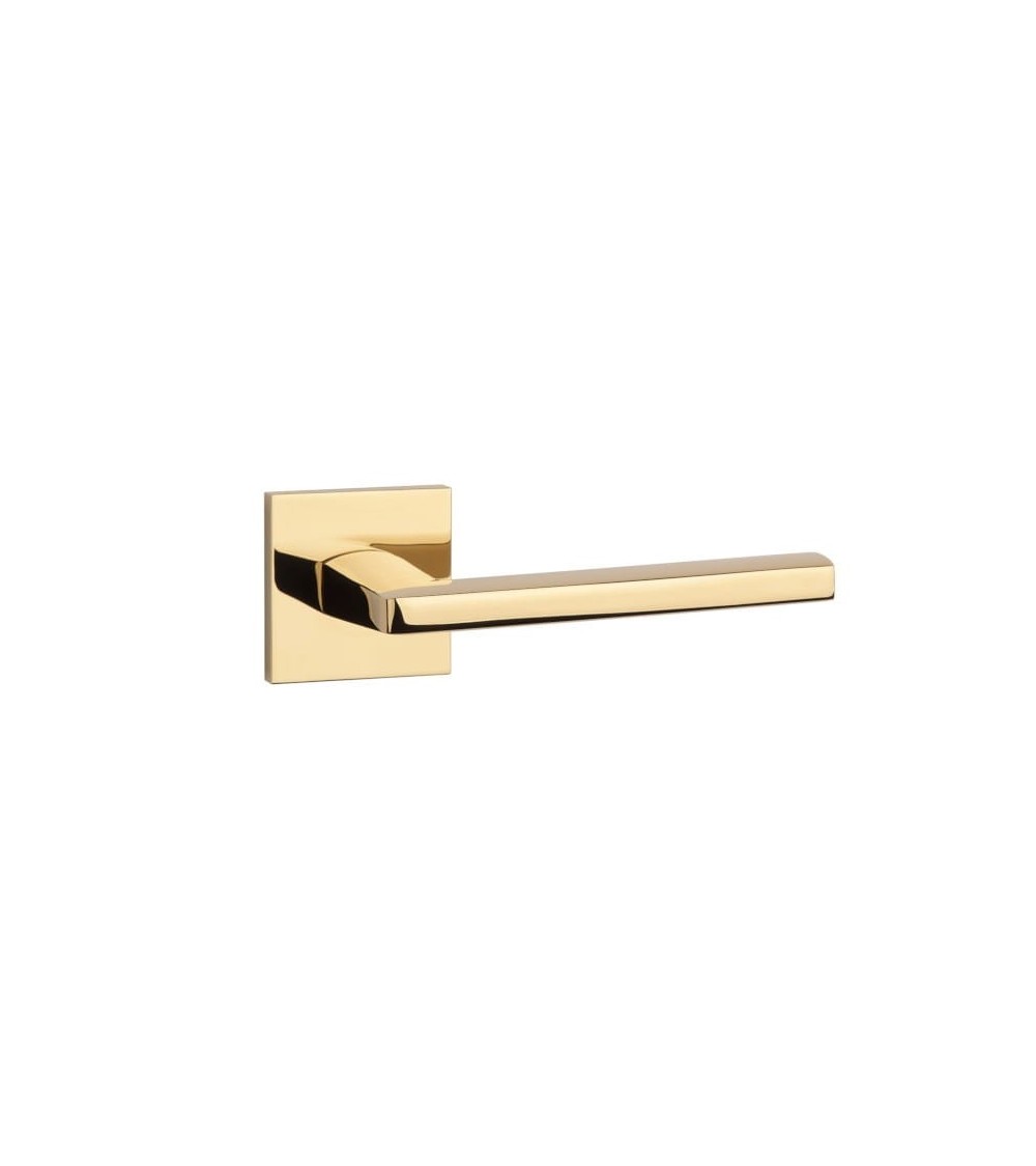 Maniglia per porta su placca quadrata PYROLA ferramenta design