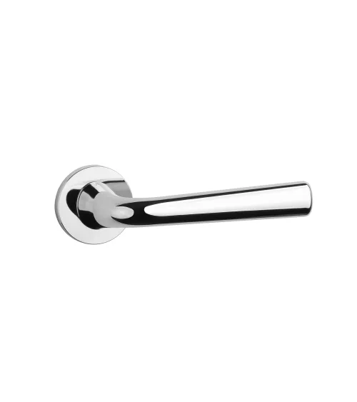 Maniglia per porta su placca rotonda TULIPA maniglia design