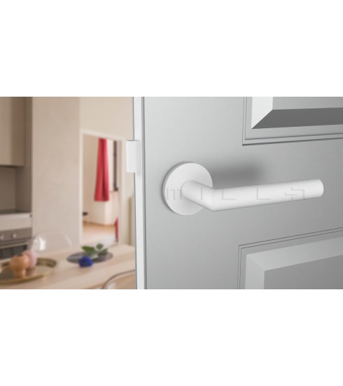 Maniglia per porta in materiale zamak ARABIS design