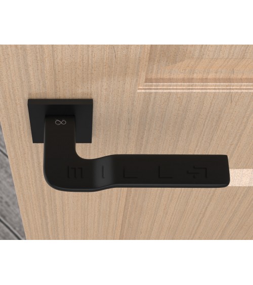 Maniglia per porta in zama LINE BALI ferramenta design