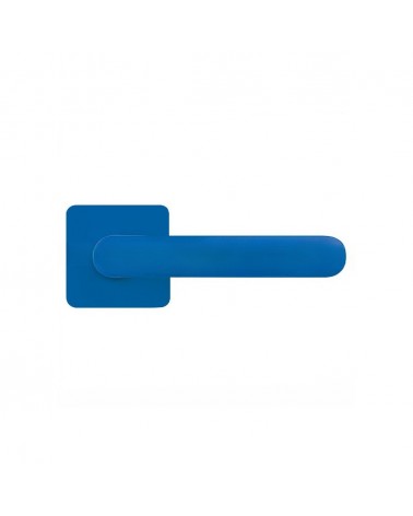 Maniglia per porta color Blu Capri tramonto - Moon One Carré - maniglia design