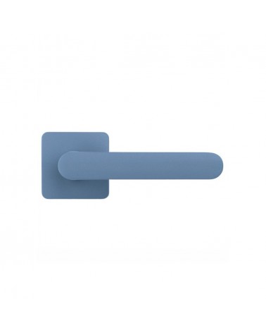 Maniglia per porta color Blu Oceano tramonto - Moon One Carré - maniglia design