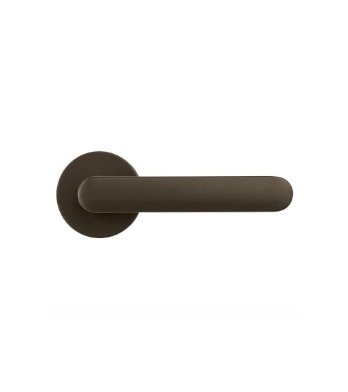 Maniglia per porta color marrone - Moon One Rond - maniglia design
