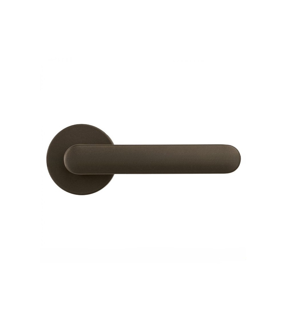 Maniglia per porta color marrone - Moon One Rond - maniglia design