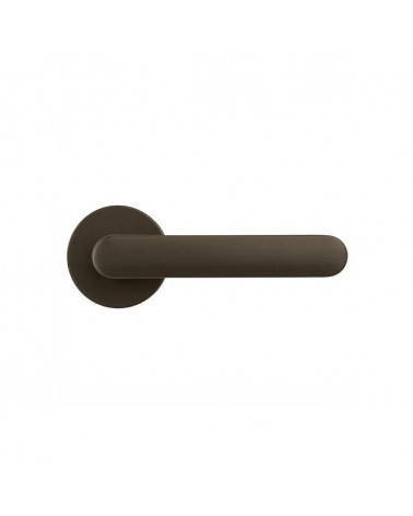Maniglia per porta color marrone - Moon One Rond - maniglia design